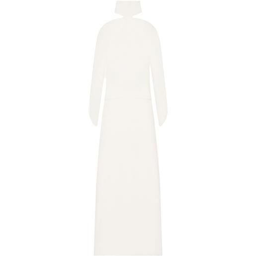 Courrèges abito asimmetrico - bianco