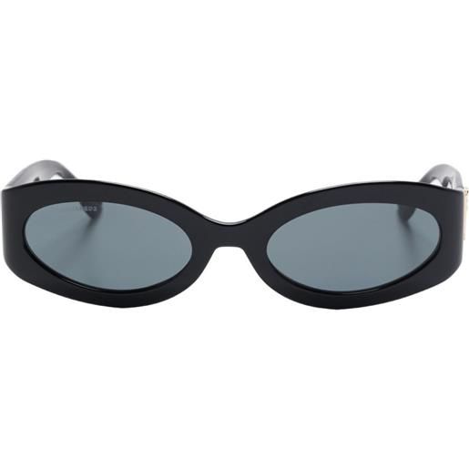 DSQUARED2 EYEWEAR occhiali da sole ovali - nero