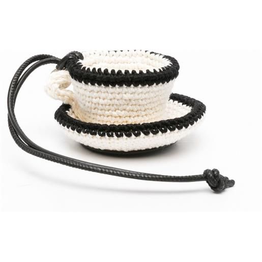 JW Anderson ciondolo all'uncinetto - toni neutri