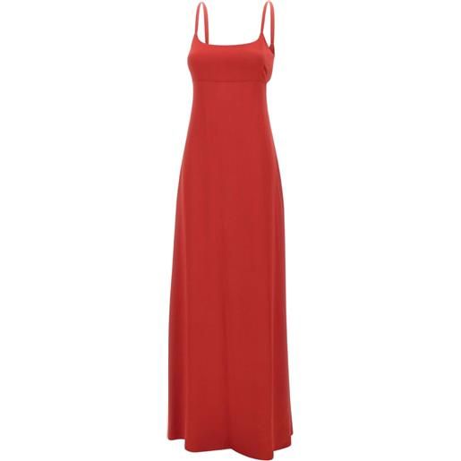 Max Mara abito dede con dettaglio cut-out - rosso