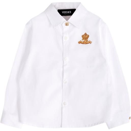 Versace Kids camicia con decorazione - bianco