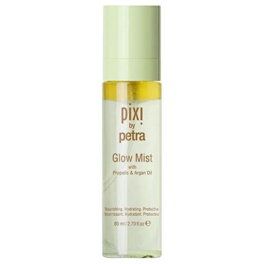 Pixi beauty glow mist | spray idratante illuminante | rinfresca e fissa il trucco | con 21 oli naturali per una pelle radiosa | 80 ml / 2,7 fl oz