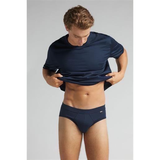 Intimissimi slip cotone mercerizzato filo premium blu