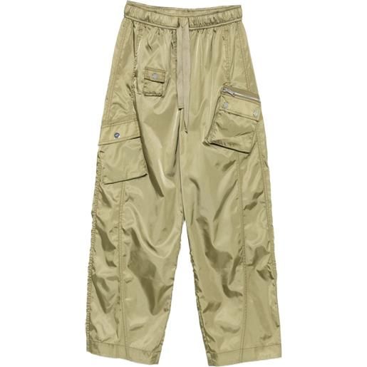 GANNI cargo affusolati - verde