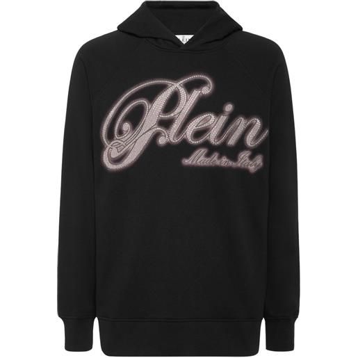 Philipp Plein felpa con strass - nero