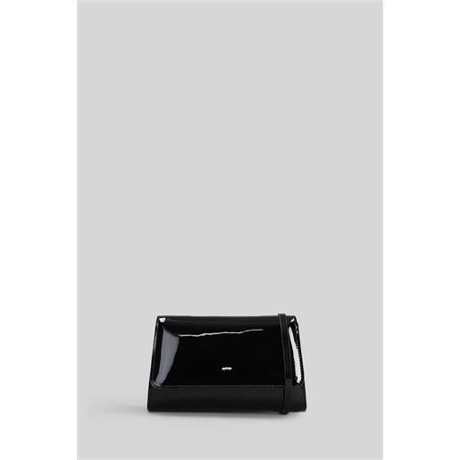 Giuseppe Zanotti pochette cleopatra in vernice nera