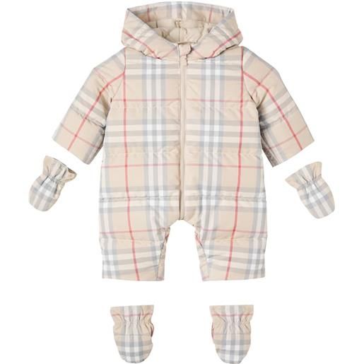Burberry Kids baby - tutina da neve burberry check