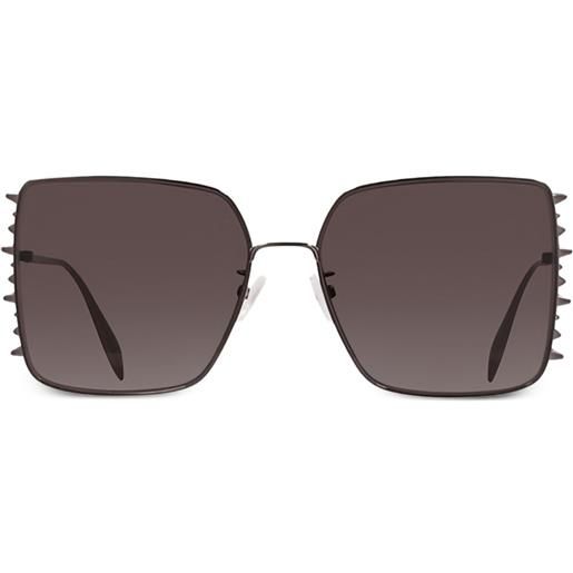 Alexander McQueen Eyewear occhiali da sole oversize - nero