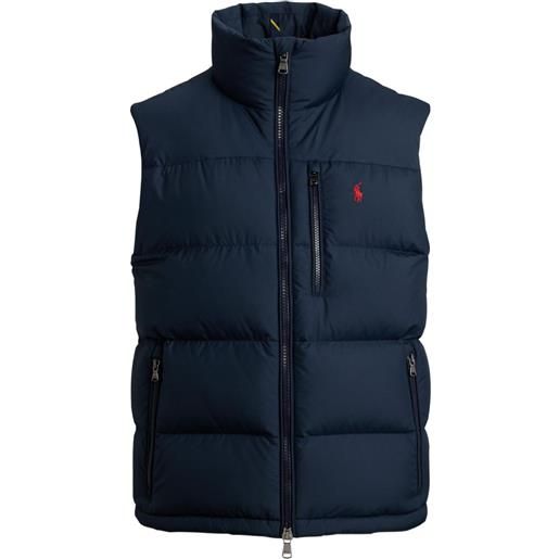 Polo Ralph Lauren gilet imbottito the gorham a collo alto - blu