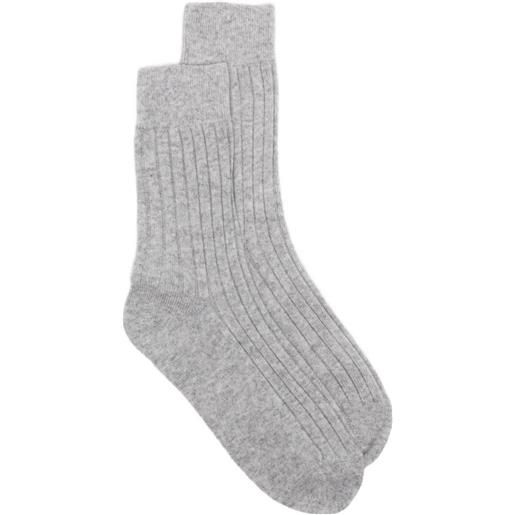 TOM FORD calzini a coste - grigio
