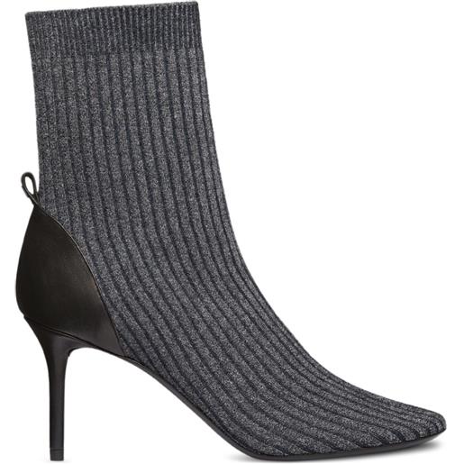 Courrèges stivaletti a coste - grigio