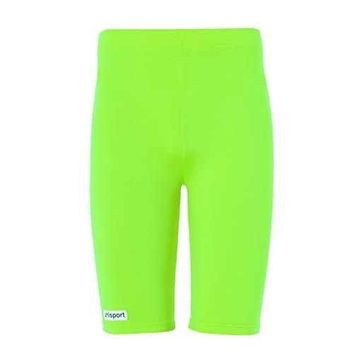 uhlsport hose tight shorts, pantaloncini stretti unisex-adulto, verde (verdeflash), l