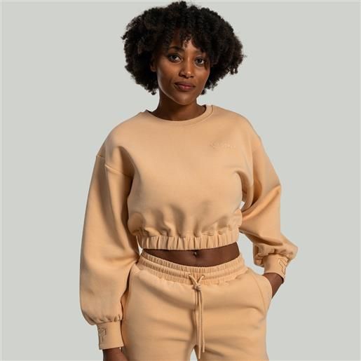 STRIX felpa cropped lunar da donna sandshell