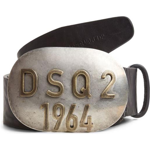 DSQUARED2 cintura in pelle - marrone