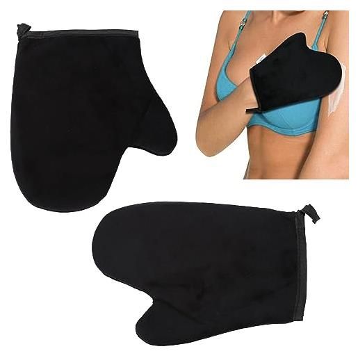 Agatige guanto abbronzante senza sole, applicatore di lozione per guanti ad abbronzatura uniforme lavabile riutilizzabile per abbronzante e lozione senza sole