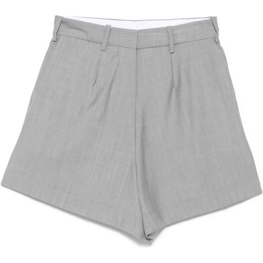 RACIL shorts sartoriali in lana - grigio