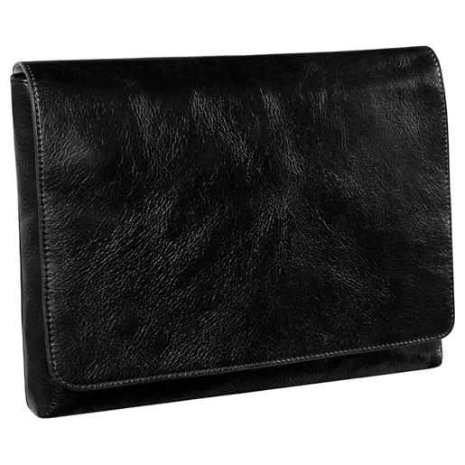 Time Resistance borsa messenger - borsa a tracolla in pelle con tracolla regolabile