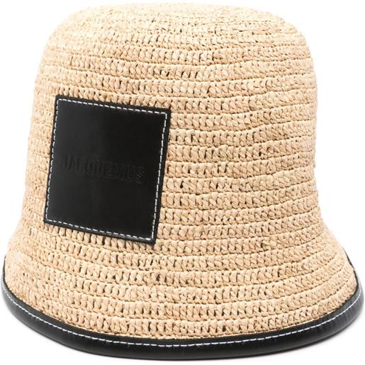 Jacquemus cappello bucket le bob soli - toni neutri