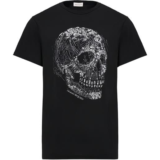 Alexander McQueen t-shirt con decorazione - nero