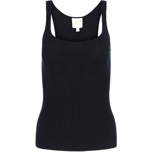 TWP canotta a coste - nero