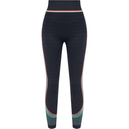 Casablanca leggings con design a inserti - nero