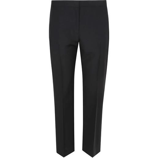 Alexander McQueen pantaloni dritti in lana - nero
