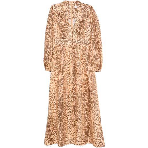 ZIMMERMANN abito leopardato - toni neutri