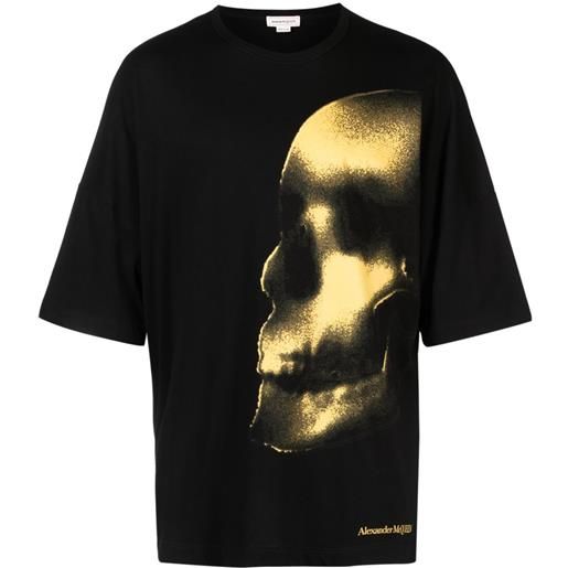 Alexander McQueen t-shirt con stampa - nero