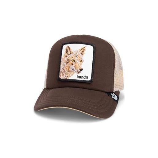 Goorin Bros. the farm, cappello da camionista unisex per bambini, marrone (the chaser), taglia unica, marrone, taglia unica