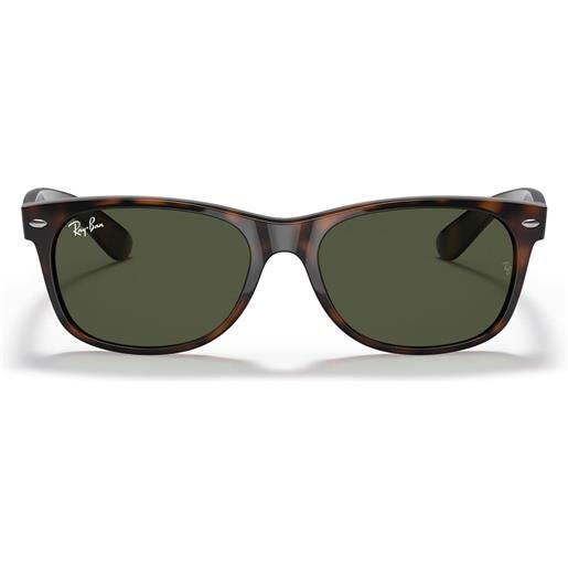 Ray-Ban occhiali da sole rb2132 902 new wayfarer marrone/verde unisex