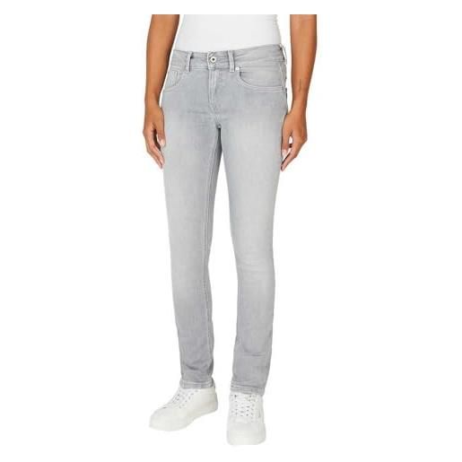Pepe Jeans slim jeans lw pl204737, jeans donna, blu (denim-uh4), 32w / 32l