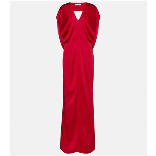 Stella McCartney abito lungo in raso