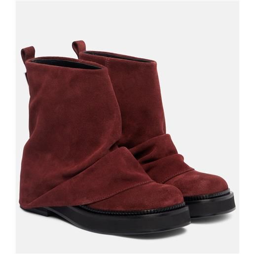 The Attico anfibi mini robin in suede