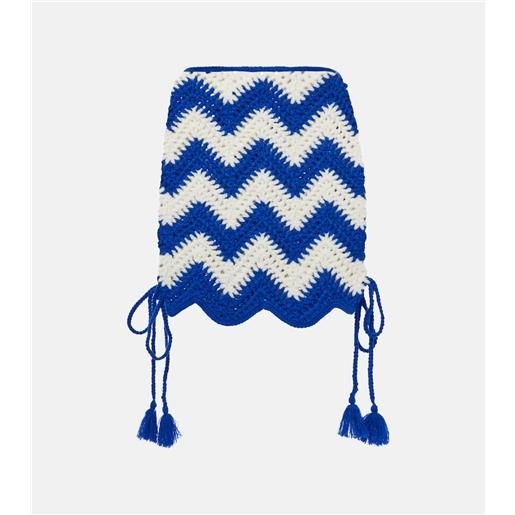 Farm Rio minigonna river nature in crochet