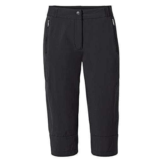 VAUDE farley iii - pantaloni capri stretch da donna per escursionismo