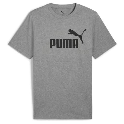 Puma classics logo tee, camiseta de manga corta hombre, rojo (high risk red), m