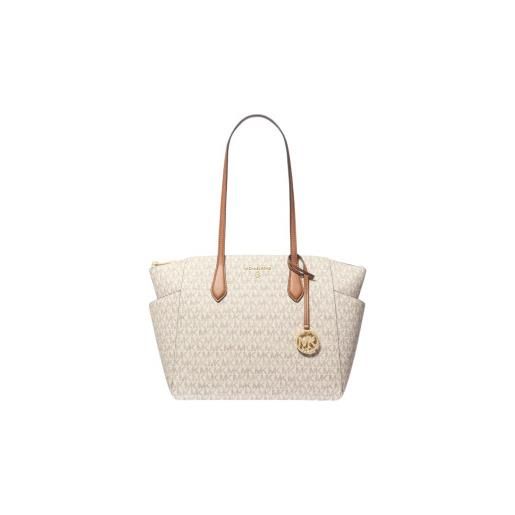Michael Kors per donna. 30s2g6at2b borsa tote marilyn media con logo beige [3198752], casual, poliestere