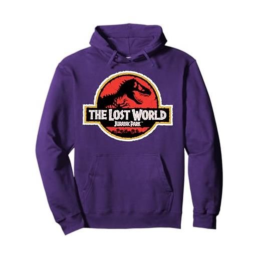 Jurassic Franchise jurassic park the lost world movie logo felpa con cappuccio