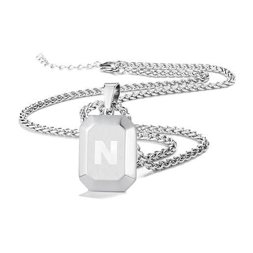 Collana Con Nome Collana Ciondolo Iniziale In Acciaio Inossidabile - Lettera A-Z, Colore Oro, Regalo Elegante Anastasia Necklace - Foto 3