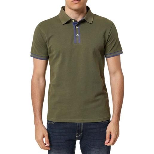 Blooker polo in cotone colore verde militare