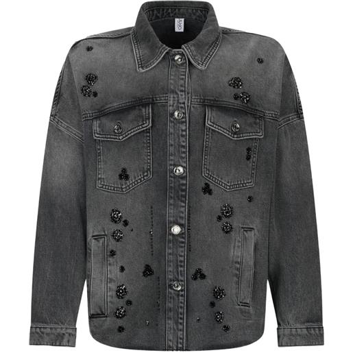 LIU JO giacca con strass - nero