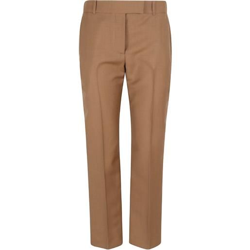 Alexander McQueen pantaloni dritti in lana - toni neutri