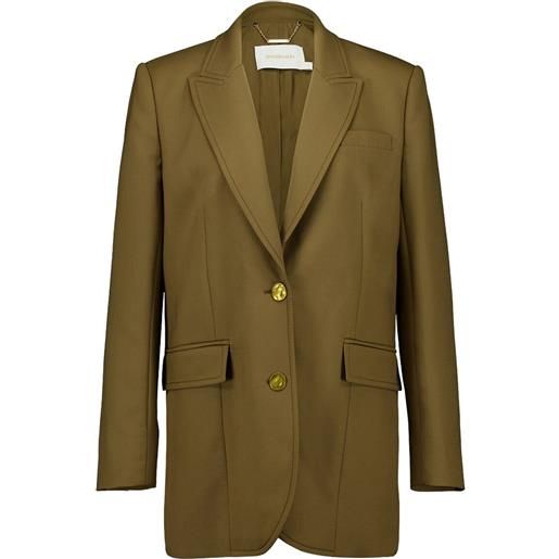 ZIMMERMANN blazer crush - verde