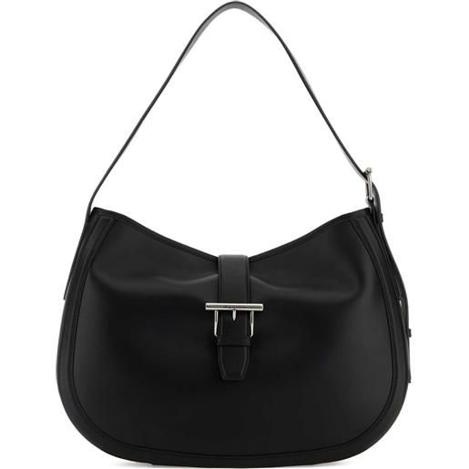 Alexander McQueen borsa a spalla con fibbia - nero