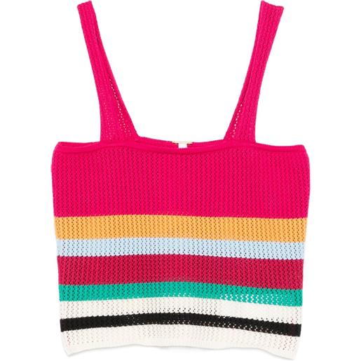 Cala de la Cruz top sun corto - rosa