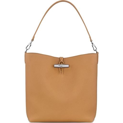 Longchamp borsa le roseau m - marrone