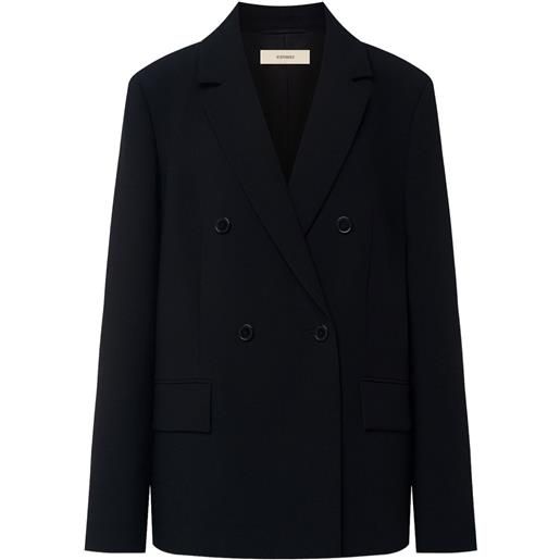 12 STOREEZ blazer doppiopetto - nero