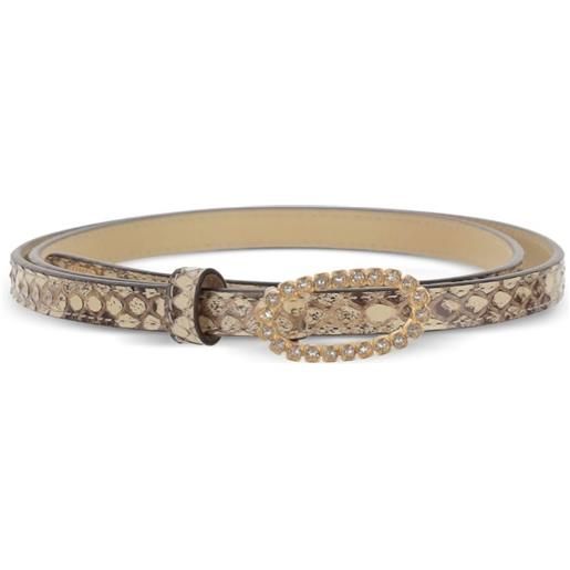 Valentino Garavani cintura con effetto serpente - toni neutri