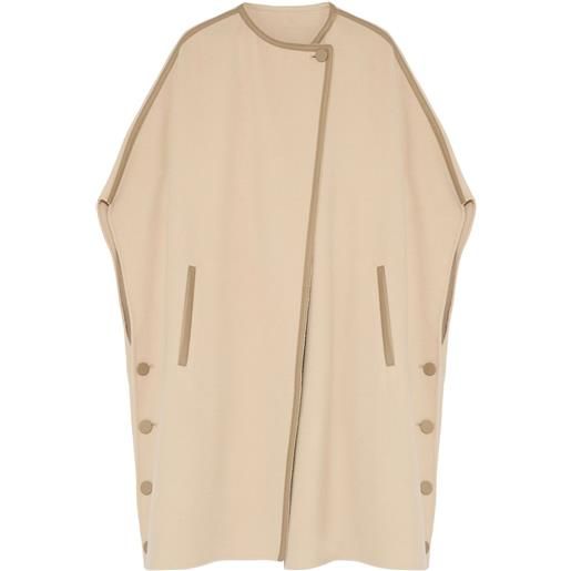 Yves Salomon mantella a doppio strato - toni neutri