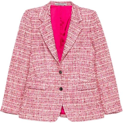 Tagliatore blazer a due bottoni - rosa